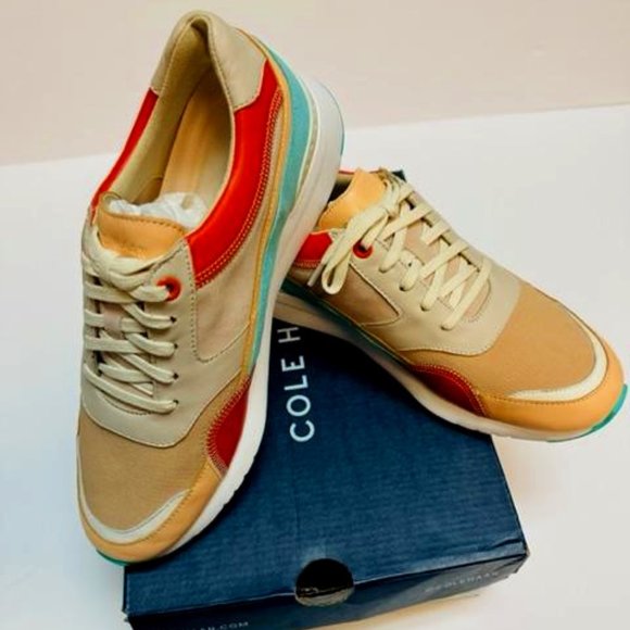 Cole Haan Shoes - Cole Haan Women's GrandPrø Downtown Sneaker Size 8 Color Pumice-Poinciana